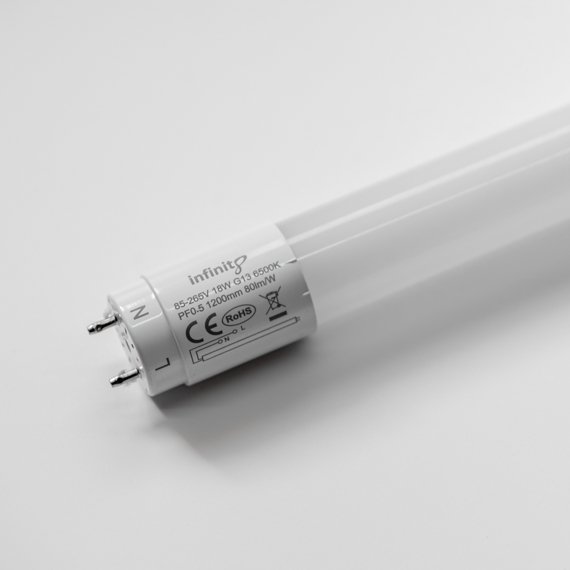 Світлодіодна лампа для рослин Infinit Led T8 18W 6500k 1200mm 10 шт