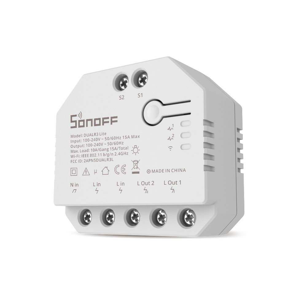 Sonoff Dual R3 Lite 2 канали
