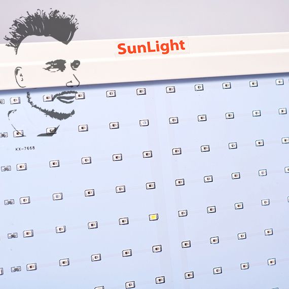 Фито-панель для растений SunLight LED+UV+IR 45W 24V 256 LED, полный спектр №23501, 1 шт